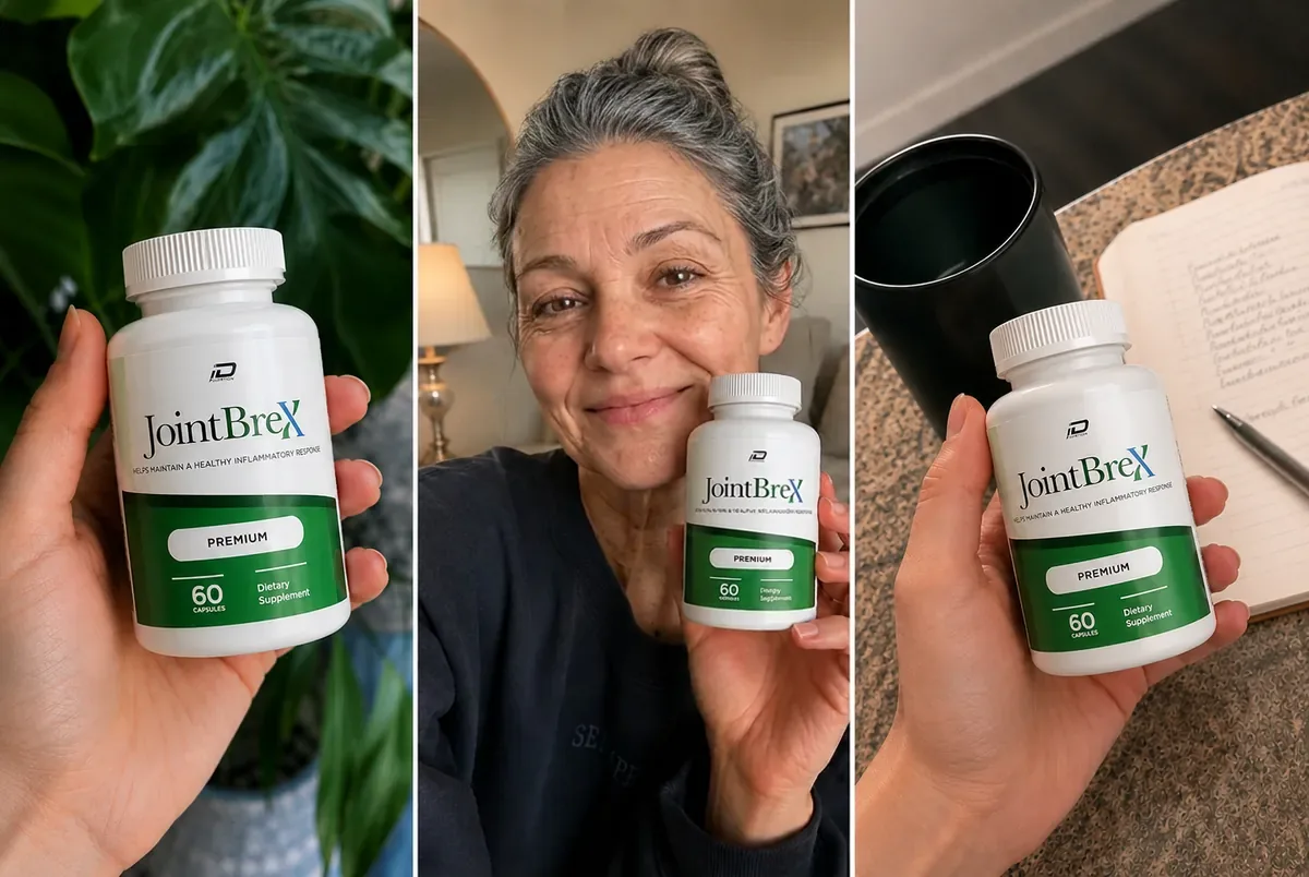Collage of JointBrex customers with their bottles